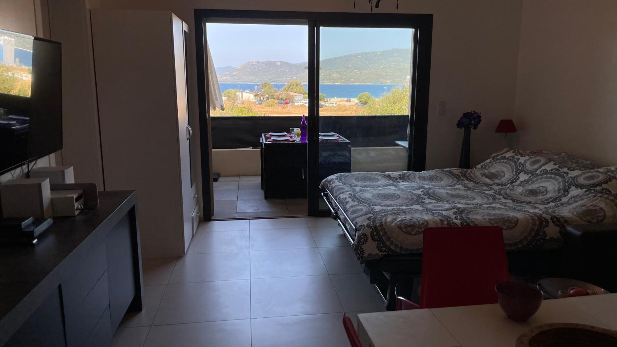 Studio T1 Bis Vue Mer Propriano Propriano  Luaran gambar